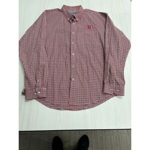 NC State Wolfpack Campus Specialties Button Down Shirt Men's XXL Red Check